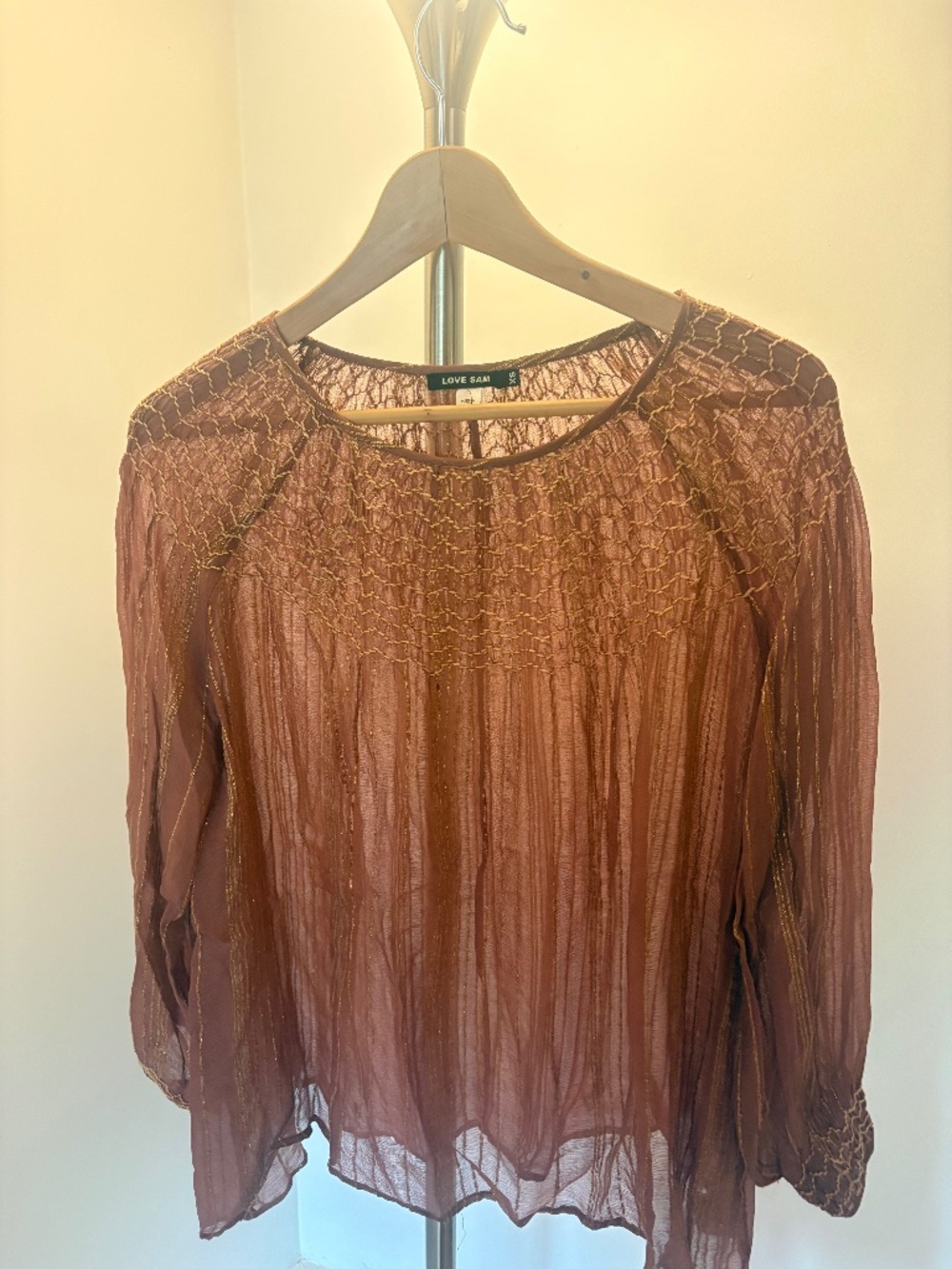 Anthropologie Love Sam Blouse
